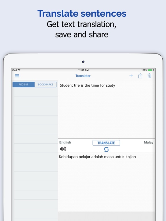 Malay Dictionary + iPad Malay Dictionary + iPad