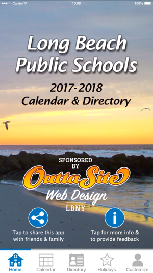 Long Beach NY School Calendar(圖1)-速報App