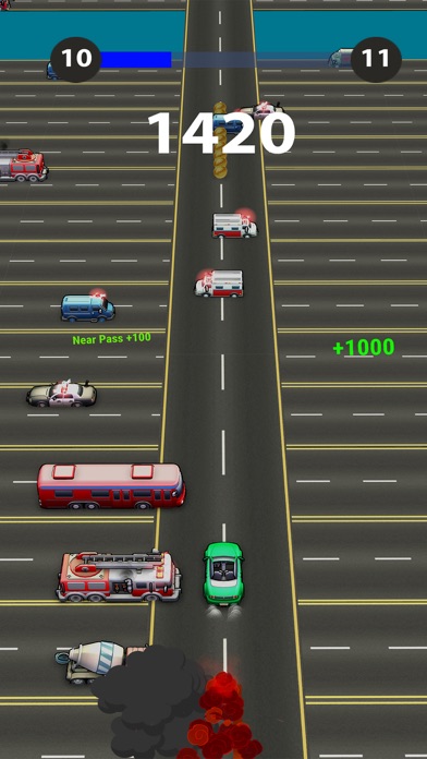 Car Run in Highway Traffic screenshot 2