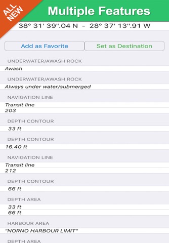 Azores Islands charts GPS map Navigator screenshot 3