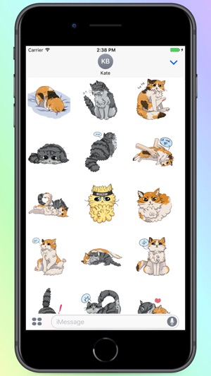 Fluffy Cats! Stickers(圖2)-速報App