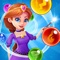 Help Alice rescue the trapped kittens from the evil dragon in Bubble Mania