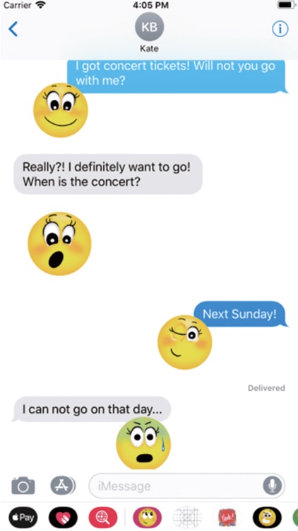 Girls Funny Emoji Stickers !