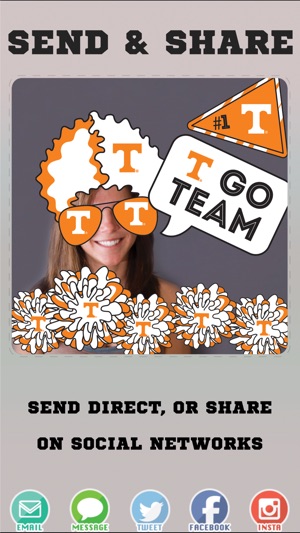 Tennessee Volunteers Selfie Stickers(圖4)-速報App