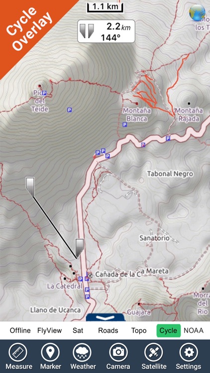 Parque Nacional del Teide - GPS Map Navigator