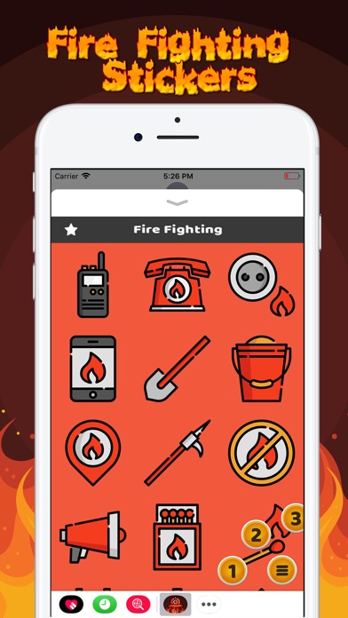 Fire Fighting Stickers screenshot 3