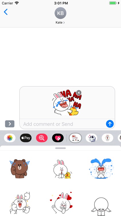 Bunny Crazy Sticker