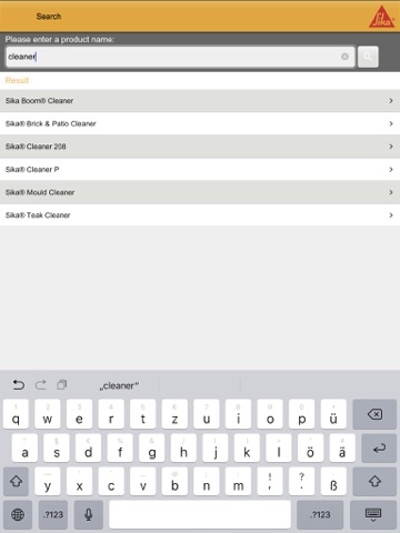 Sika Product Finder screenshot 4