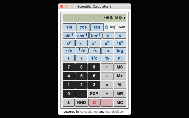 Scientific Calculator 3 screenshot 2