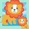 Animal-s of the World in Africa Kid-s Learn-ing Game-s and little Story For Toddler-s