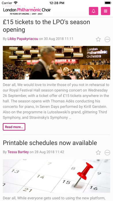 London Philharmonic Choir screenshot 2
