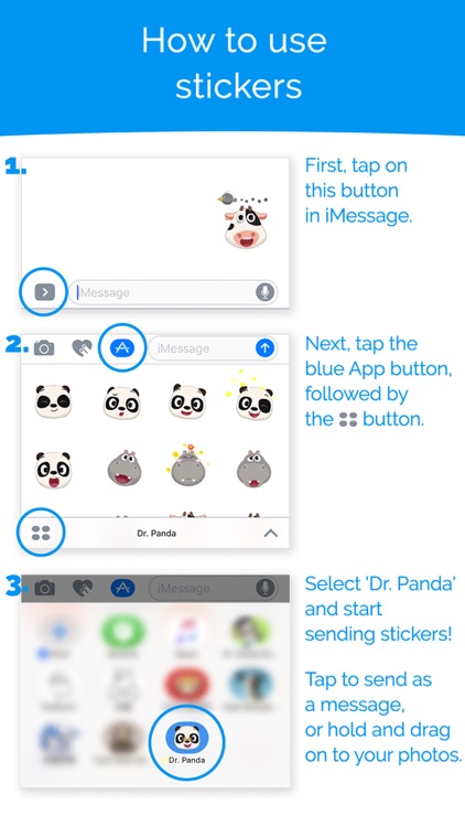 Dr. Panda Stickers screenshot-3