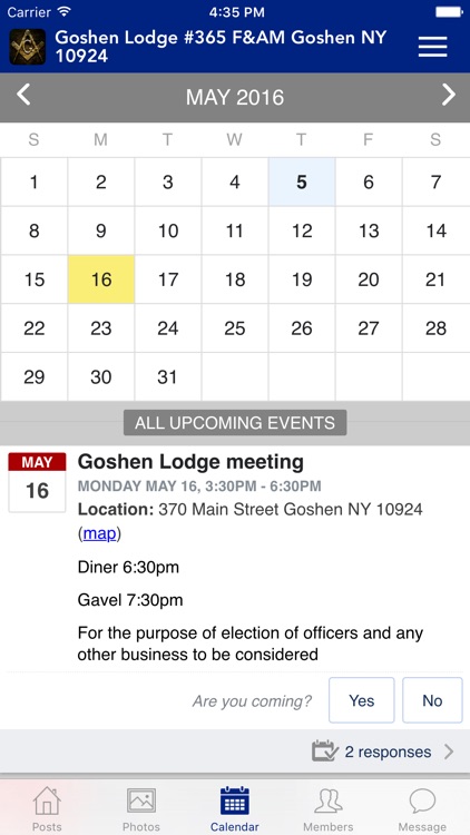 Goshen Lodge #365 F&AM