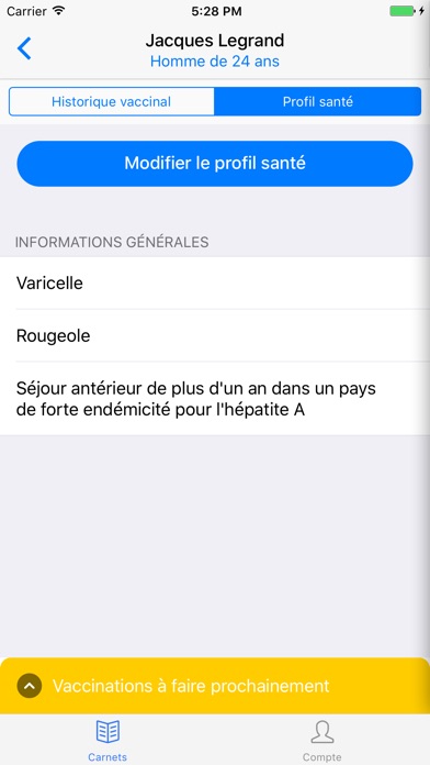 MesVaccins Pro screenshot 3