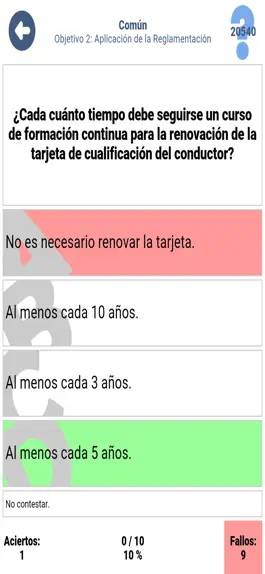 Game screenshot Examen CAP Mercancías España hack