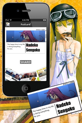 Bakemonogatari WallBook Anime screenshot 3