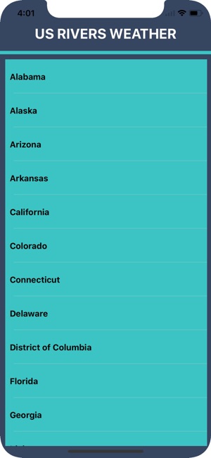 US Rivers Forecast