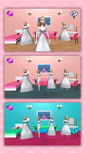 Princesses 3D Coloring book - Painting game(圖4)-速報App