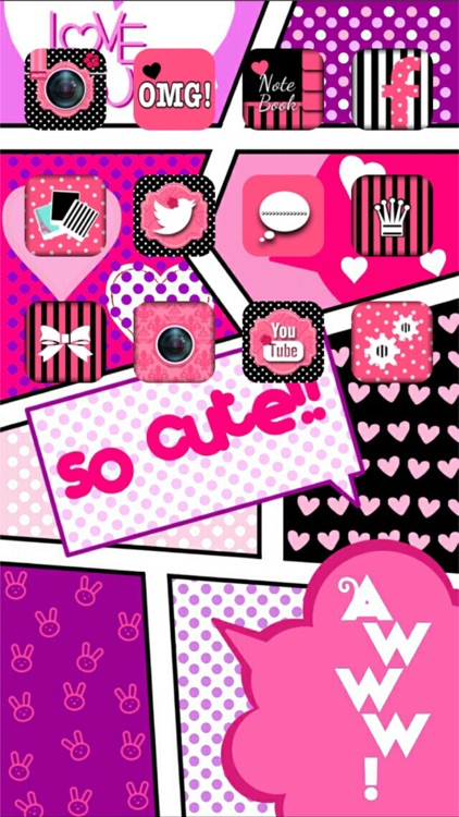 cute icon&wallpaper dressup - CocoPPa