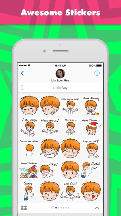 Little Boy stickers by wenpei