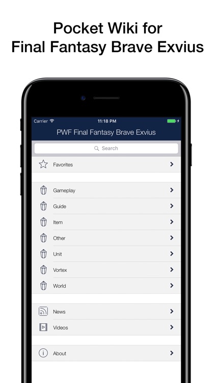 Pocket Wiki for Final Fantasy Brave Exvius