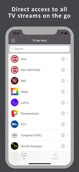 Game screenshot TV de Perú: TV peruana en vivo mod apk