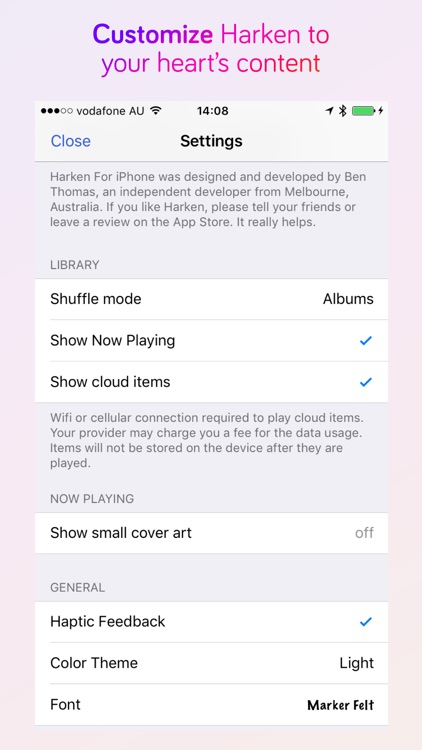 Harken Music Player For iPhone screenshot-4