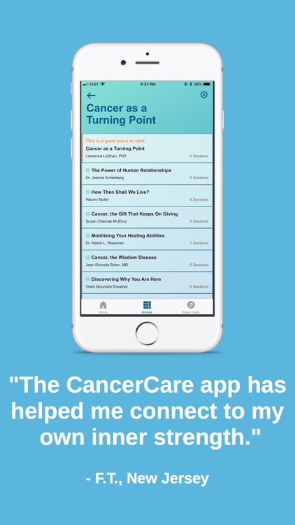 CancerCare Meditation screenshot-4