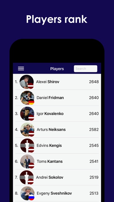 Latvian Chess Federation screenshot 4