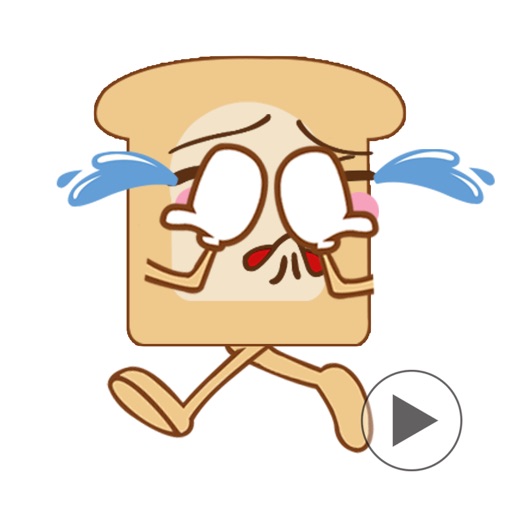 Hottie Bread Animated - Bread Emoji Expression GIF icon