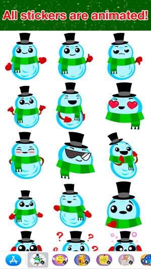 Snowman - Animated stickers(圖2)-速報App