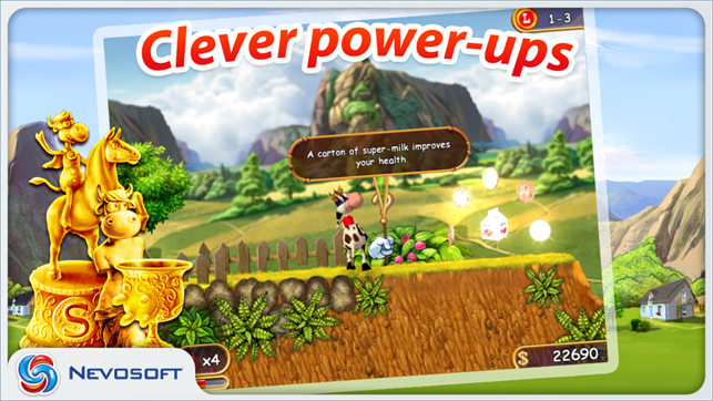 Supercow: funny farm arcade platformer(圖3)-速報App