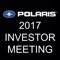 The Polaris Analyst / Investor Meeting App is a resource for both attendees and those who are not able to attend in person, to provide access to management presentations, presenter bios, hotel maps, etc