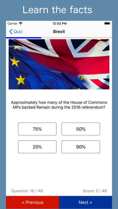 Brexit Quiz screenshot 2