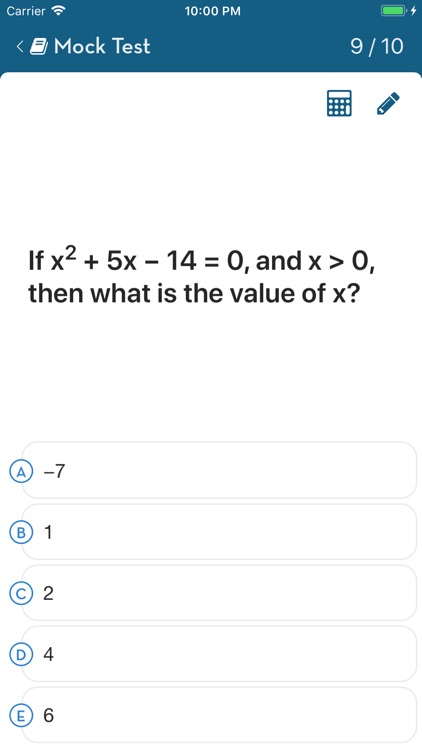 SAT Math: Practice Questions