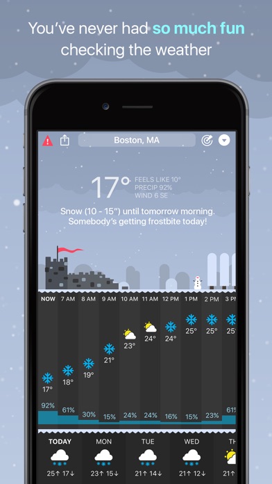 CARROT Weather Screenshot