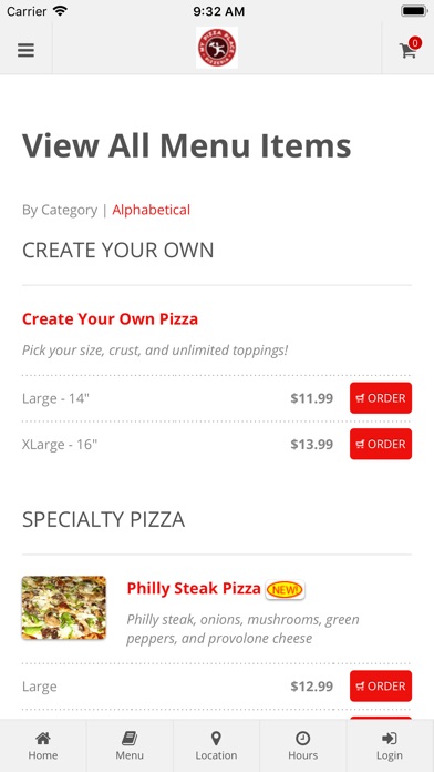 My Pizza Place Ordering screenshot 2