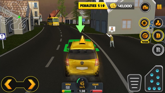 Crazy Hill Speed Taxi Driving 3D(圖4)-速報App