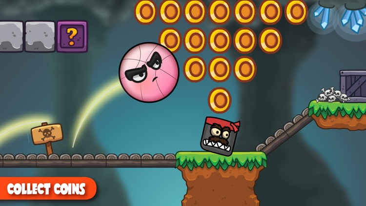 Pink Adventure Ball Jump screenshot-3