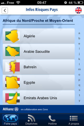 Infos Risques Pays screenshot 2