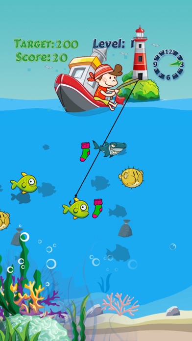 Shark Fish catch Fishing Game screenshot 2