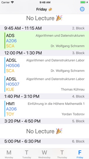 MyTimetable - for HS-Mannheim(圖1)-速報App