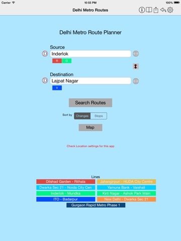 Delhi Metro Route Planner — Utilities for iPhone & iPad | AppStorio