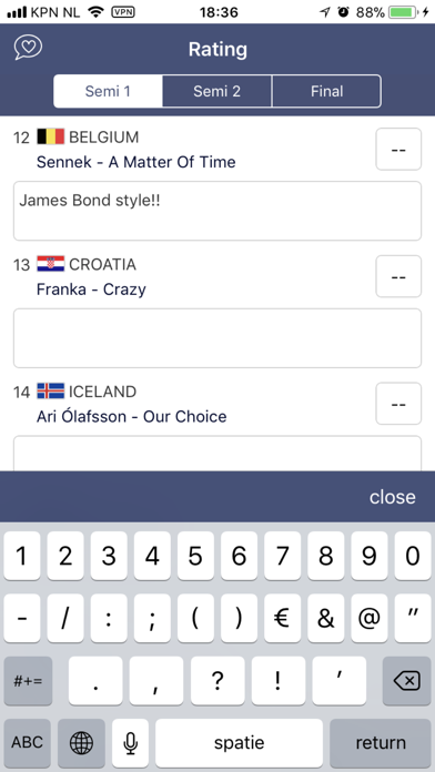 How to cancel & delete Eurovision Rating 2018 from iphone & ipad 2