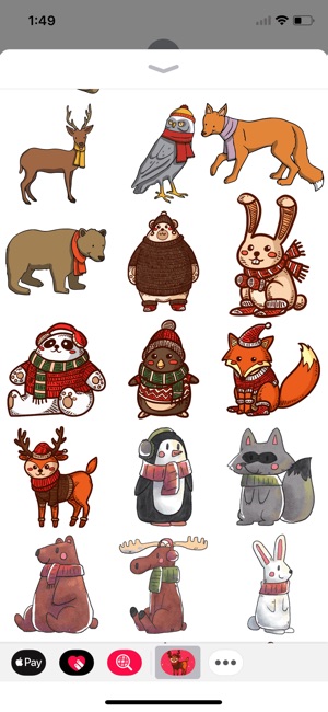 AnimalMoji Sticker for Winter(圖3)-速報App