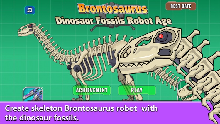 Brontosaurus Dinosaur Fossils Robot Age