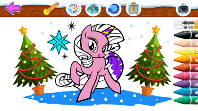 Screenshot #3 pour Christmas Coloring Book.