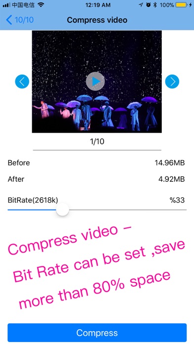 Compress video -compress image screenshot 3