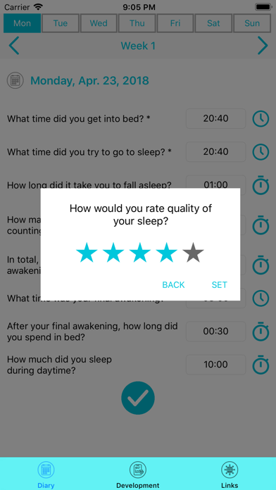 Sleep-Diary screenshot 2