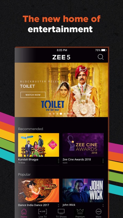 ZEE5 - Shows Live TV & Movies